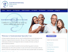 Tablet Screenshot of gispecialtycare.com